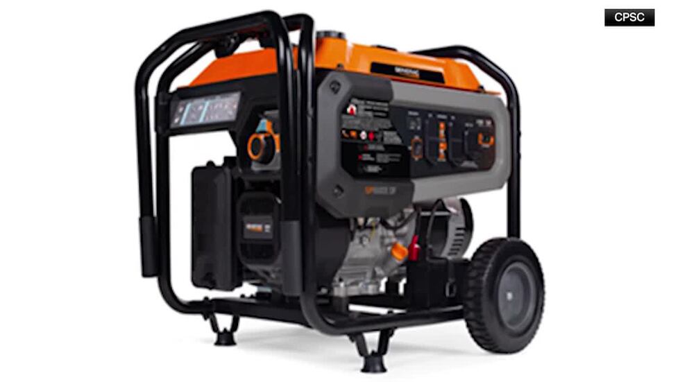 Se están retirando del mercado miles de generadores portátiles por motivos de seguridad.