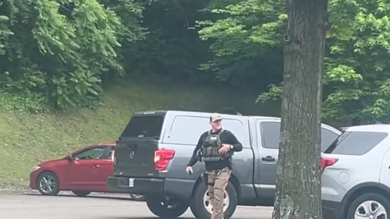 Imagen de una parada de tráfico en South Nashville en la que Telemundo Nashville sólo constató...