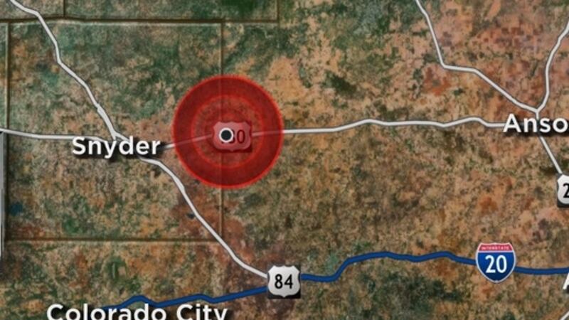 El viernes por la mañana se produjo un terremoto de magnitud 5.0 al este de Snyder, al noreste...