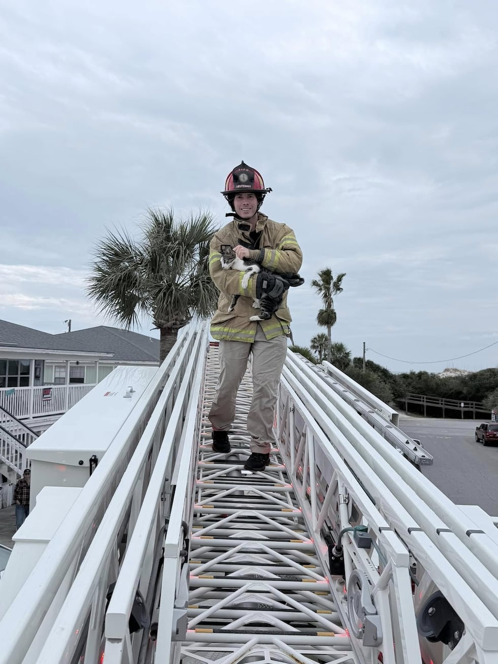 Rescate en las alturas con un final final en Tybee Island.